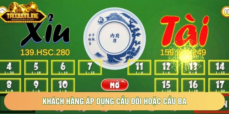 Khách hàng áp dụng cầu đôi hoặc cầu ba Khách hàng áp dụng cầu đôi hoặc cầu ba